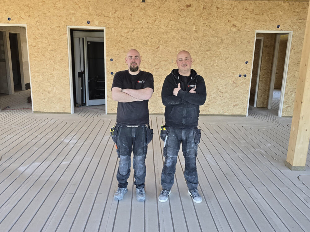 Illustratie van Lemmers vloerverwarming voor comfortabel en energiezuinig verwarmen.